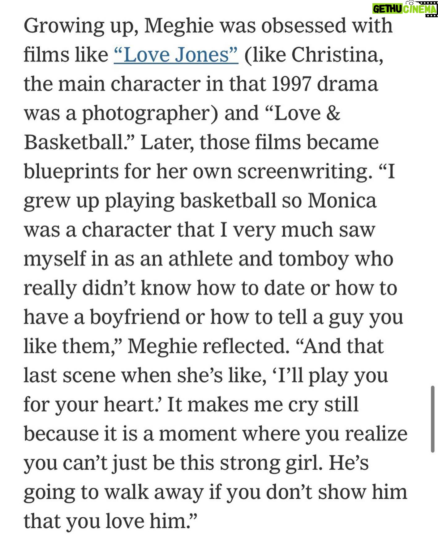 Stella Meghie - 1.7K Likes - In NY Times Critic’s Notebook yesterday. We’re allowed to be aspirational.