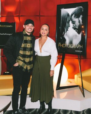 Stella Meghie Instagram - Beautiful night at our advanced screening in LA with a very special performance from @iamluckydaye 🤍 If you haven’t heard his song ‘Fade Away’ from @thephotographfilm soundtrack check it out. Thank you to everyone who supported 🤍
