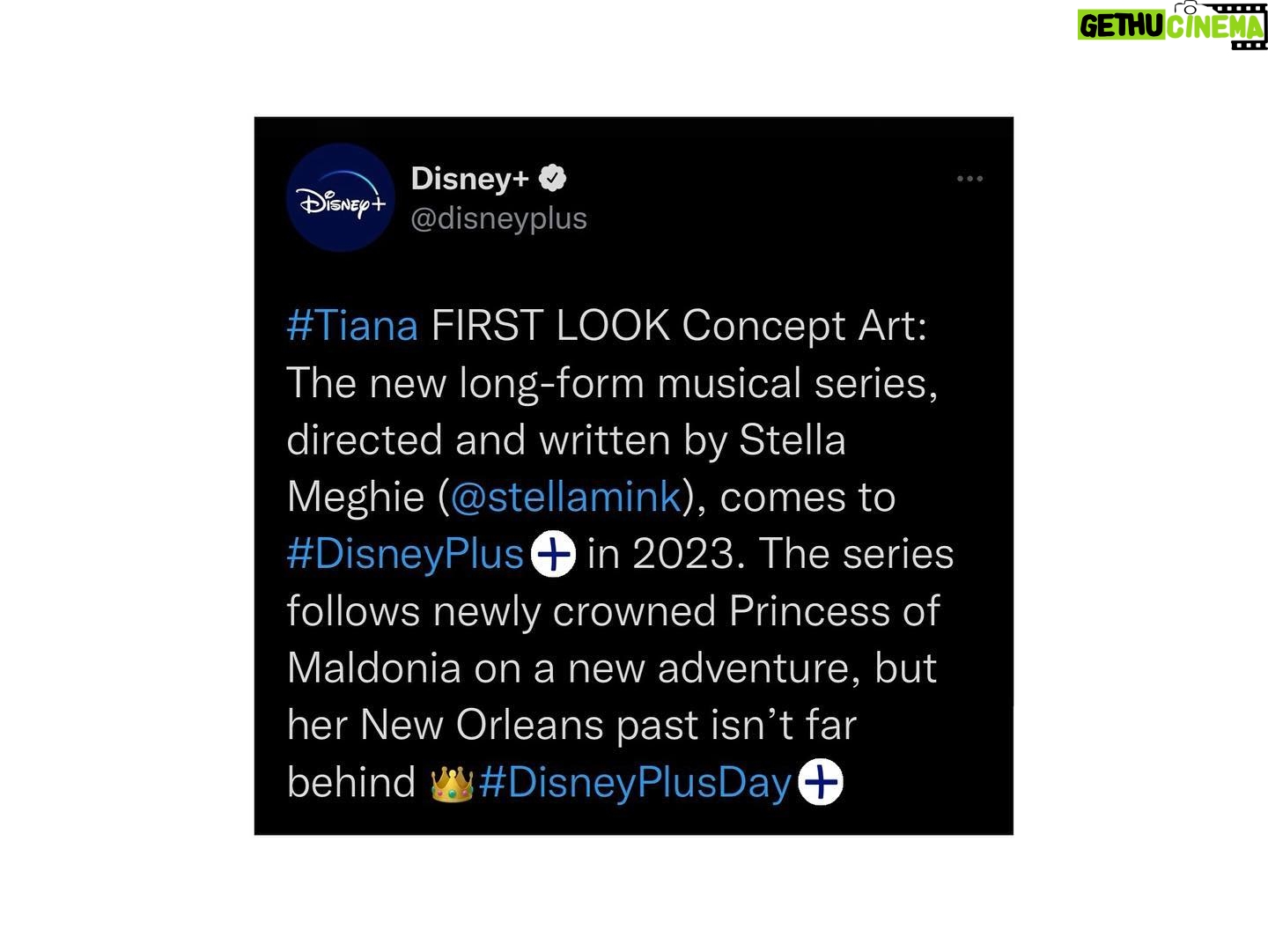 Stella Meghie - 4.9K Likes - Thank you tremendously to Walt Disney Animation Studios for entrusting me to continue Tiana’s story. Allowing me to be a steward for the legacy of Princess and the Frog. Working at @disneyanimation was a dream before I knew it was possible — 8 years old watching The Little Mermaid obsessively. I tried not to sound like an excited, screaming pre-teen when Jenn Lee called to talk about a series starring my favorite Disney princess, Tiana. I’m consumed by her character. And you know I love my Jazz scores.
It’s been excruciating not to share what I’ve been working on for the past year. If it’s one thing about Disney — they’ll make you sign an NDA! Bursting to now be able to share new concept art as we continue our creative journey. New adventures, new worlds, new music. TIANA is coming in 2023 to @disneyplus.