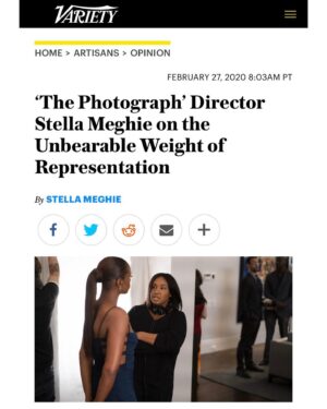 Stella Meghie Instagram - Wrote a column for the artisans section. 🙏🏾 @variety for the space to be honest.