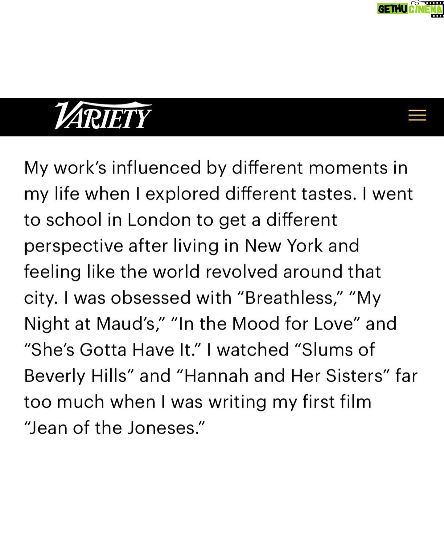 Stella Meghie - 1.6K Likes - Wrote a column for the artisans section. 🙏🏾 @variety for the space to be honest.