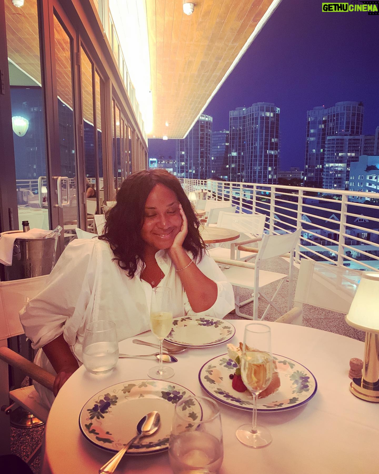 Stella Meghie - 1.6K Likes - Celebrating my birthday 🎂 Thankful for so much. Here’s to more joy. Less worrying. More taking up space. Less shrinking. More money. Less fear. More love. Less guards up. More risk. Less regrets. More respect. Less drama. More bawdy. Less shame. More sleep. Less stress. More boats. More trips with my sister. More dancing. More loving myself.