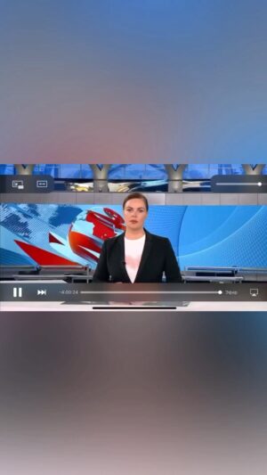 Stepan Putilo Instagram - В эфир российской пропаганды ворвалась девушка с антивоенным плакатом.
