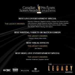 Stephan James Instagram - 4 of them thangs! Congrats to the whole team.
#Legacy

@thecdnacademy 
@blackisnowcanada