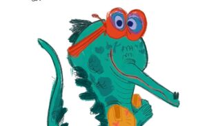 Stephanie Garcia Rizo Instagram - Just having fun with this alligator named Stevie~Also thinking about how fun it is to wear swim goggles 🌊🥽 swipe for process Vid ➡️✨✨

#art #animation #characterdesign #illustration #aligator #swim