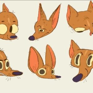 Stephanie Garcia Rizo Instagram - Here’s another warm up but this time dog heads. ✨✨ 🐾 

#art #illustration #drawing #sketch #doodle #animation #characterdesign
