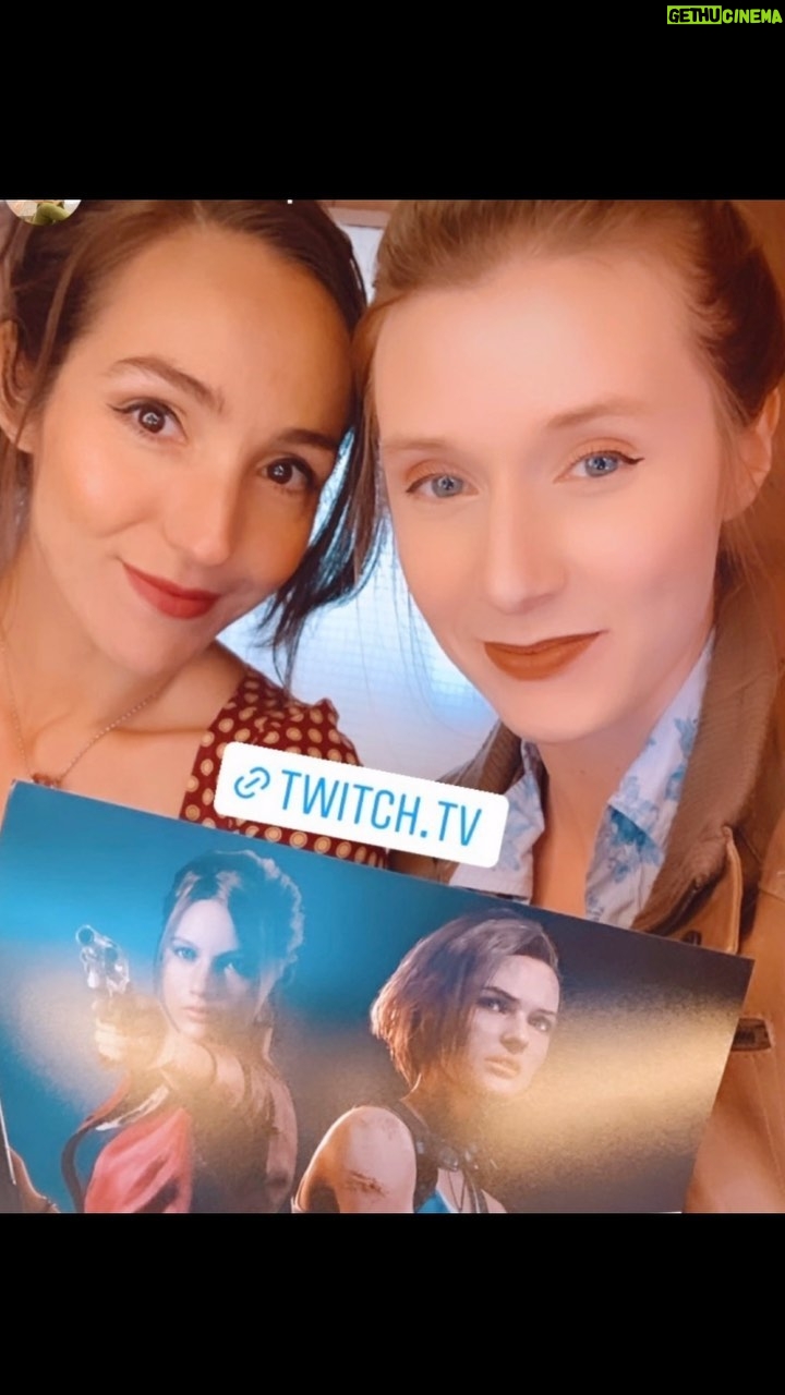 Stephanie Panisello - 4.5K Likes - @nikileetompkins and I are back at it together for a special Valentine’s Day LIVE autograph signing this Tuesday February 20th at 11am PST ! We’ve only signed together once years ago, so nows your chance to catch us together again and grab one of two amazing prints featuring Jill Valentine and Claire Redfield! 🧟♀️
We wished our characters together into existence and now it’s canon! Come celebrate friendship, love and Resident Evil with us! Pre-sales are still open in the streamily shop (Link in bio) 💕🌸
See you all there for more shenanigans and tea! 🫖.
.
.
.
.
#jillvalentine #claireredfield #residentevil #re2 #re3 #residentevil2 #residentevil3 #friendship #videogames #liveautogrpah #actors #valentinesday #re2remake #re3remake