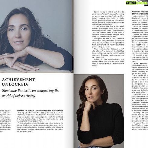Stephanie Panisello - 2K Likes - What a lovely interview with Student Pages Magazine! If you’re curious about how my career began, what I recommend to getting into the business as an actor in voice over and motion capture and of course my roles as Claire Redfield in Resident Evil, Betty Ross in Marvel’s “What If” and more! Check out my latest interview with @studentpagesmagazine in the London Edition #20
Did you know that’s how my career began? Is there anyone that you’re super grateful for seeing something in you?
Please save and share this with anyone you know that wants to be an actor because dreams really do come true! 🎥🎮
📸: @dianalragland
#ClaireRedfield #actress #acting #beginnings #ResidentEvil #Marvel #BettyRoss #Hulk #bts #voiceover #motioncapture #videogames #animation #film #television