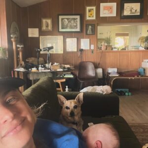 Stephanie Simbari Instagram - Mom and Dad ft Asher, Boob, and Chihuahuas 💞