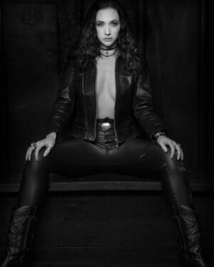 Stephanie Tripp Instagram - These boots were made for walking...
....
Choker: @verablack8 
Boots: @willsveganstore
....
📷: @ededwardsphotography
....
#cowgirl #veganleather #rocknroll #pirate #gypsy #rock #rockstar #fashion #jewellery #jewellerydesigner #choker #vegan #blackandwhitephotography #blackandwhite #photography #fashionportrait #freespirit