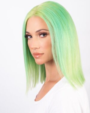 Stephanie Tripp Instagram - Throwback to being a green haired vixen. From my wig shoot for @flowigs
....
#wig #wigs #cosplay #greenhair #greenhairdontcare #headshot #portrait #beauty #hair #green #throwback #throwbackthursday