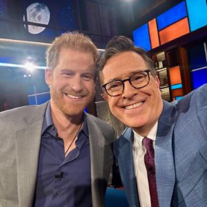 Stephen Colbert Instagram - Colbert and the #Spare. See you tonight!