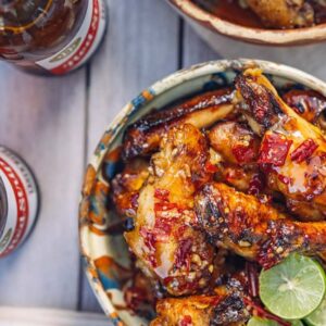 Stephen Colbert Instagram - Whenever I’m on Stephen’s show he pulls out a bottle of my @DosHombres Mezcal and we have a sip or three while we’re actually ON THE AIR. I didn’t know that was allowed, but I’m glad it is… Next time I want to share some mezcal and Stephen & Evie’s own delicious DH Chicken Wings with his whole audience! Little Smokey - Little Spicy. That, and other great recipes are in their book, Does This Taste Funny? Available September 17th… and you can also get the recipe now at the link in my bio. Cheers! BC