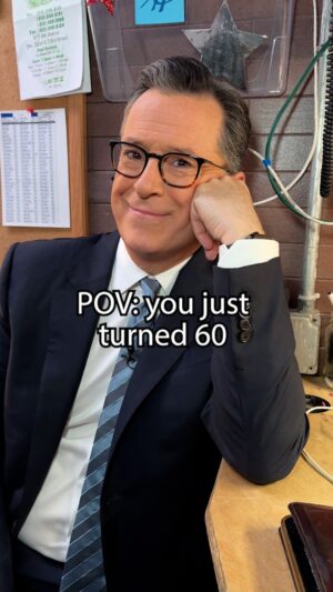 Stephen Colbert Instagram - @stephenathome is 60 today! Happy Birthday to our host- you don’t look a day over 29. 😉

#Colbert