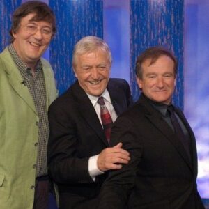 Stephen Fry Instagram - Loved that man. Having grown up watching him interview greats, my first appearance was impossibly thrilling for me. The genius of Parky was that unlike most people (and most of his guests, me included) he was always 100% himself. On camera and off. “Authentic” is the word I suppose. For one of the shows I was on with Robin Williams, a genius of unimaginable comic speed and brilliance. Now they’re both gone. One should get used to the parade of people constantly falling off the edge, but frankly one doesn’t. So long #parky