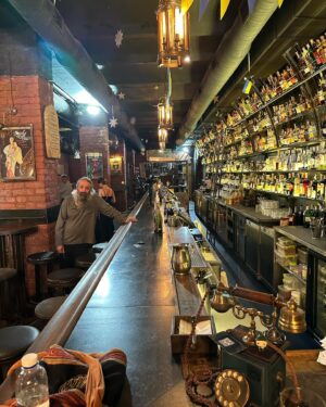 Stephen Fry Instagram - Quite the most marvellous place - the @barmandictat - warm, wonderful hosts, every scotch you’ve ever heard of - even the loos fantastic. The splendid sight of @johncleeseofficial silly walking downstairs greets you as you go down the steps. The perfect air raid shelter …. Kyiv is full of surprises