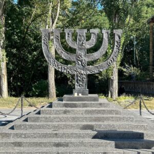 Stephen Fry Instagram - If you don’t know about @babynyar do look it up. A horrifying episode in history. Thousands upon thousands (33,700? How does one count) of Jews shot by the Nazis on the edges of the ravine, tumbling one onto another into endless layers of the dead. Romani, those deemed “mentally defective” and many others too. In the last days of the war (oh, they knew what they had done was an imponderable evil) they had the corpses incinerated and the ashes cast to the winds, hoping the memories would be dissipated with them. But @yadvashem, “a memory and a name” exists to reclaim the names and make the memories imperishable. It is now a beautiful memorial, if infinitely sad.