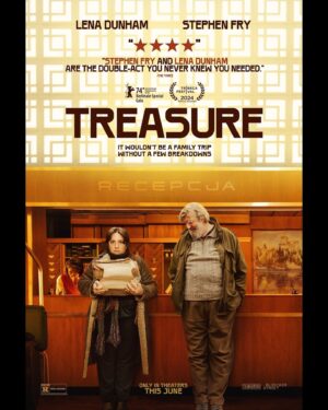 Stephen Fry Instagram - It wouldn’t be a family trip without a few breakdowns. Trailer for TREASURE starring @lenadunham and @stephenfryactually drops tomorrow! #TreasureMovie