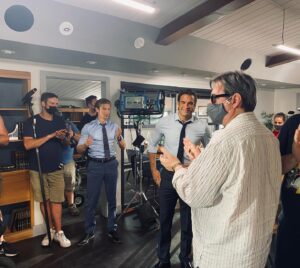 Stephen Huszar Instagram - Join us tonight for the season finale of #chesapeakeshores on @hallmarkchannel! Some fun BTS shots with our awesome crew & cast. Love you all 🙌🏽❤️