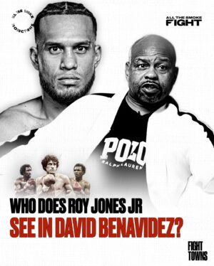 Stephen Jackson Instagram - Roy Jones Jr. had high praise for David Benavidez 👏 #BenavidezGvozdyk