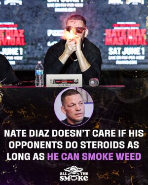 Stephen Jackson Instagram - Nate Diaz has always played by his own rules. 💨

Watch the new episode of ATS with @natediaz209 on the @allthesmoke.productions YouTube.
