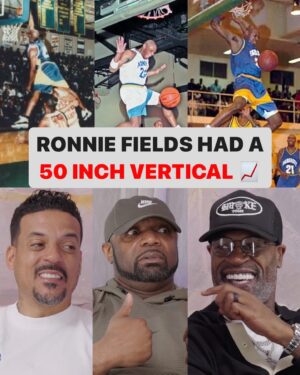 Stephen Jackson Instagram - Ronnie Fields is up there amongst the greatest high school dunkers of all-time. 🚀

Don’t miss our latest episode with @ronniefieldselite on the @allthesmoke.productions YouTube.

🎥: @tfbchucktheboss