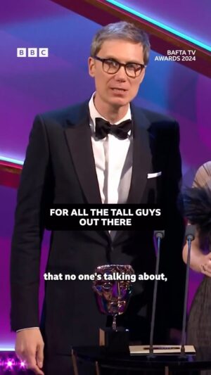 Stephen Merchant Instagram - Shout out to all my fellow tall people 🤣 @stephenmerchant

 #BAFTATVAwards #BAFTATV2024 #BAFTATV #BAFTA #iPlayer #StephenMerchant