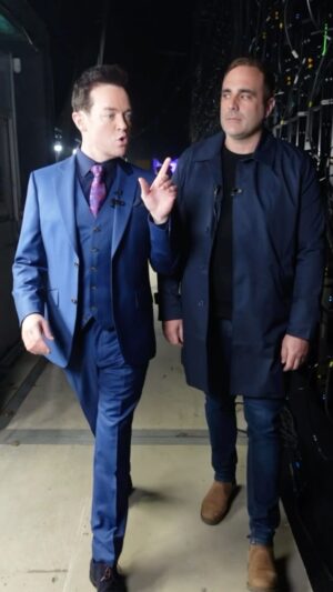 Stephen Mulhern Instagram - I’m keeping security on standby, just in case! #ThePunch