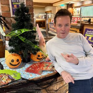 Stephen Mulhern Instagram - They couldn’t decide if they were doing a Halloween or Christmas display this year…