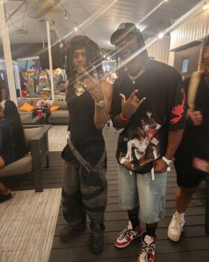 Stephon Strickland Instagram - Shout out to @megameezy for having me and @officialpancakepapi come through! 

The @21savage American Story tour was 🔥🔥🔥
@jidsv you were incredible! Inspiring af! Can't wait to get in the studio 

Shout out @westsidegunn for the shirt!