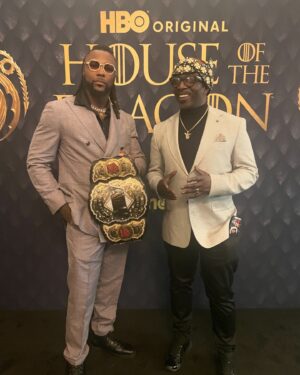 Stephon Strickland Instagram - #AEW World Champion @swerveconfident, former @TBSNetwork Champion @willowwrestles and @PrinceKingNana are representing AEW on the Green Carpet for the ‘HOUSE OF THE DRAGON’ Season 2 premiere.

Season 2 of the HBO Original Series #HouseoftheDragon premieres June 16 on @StreamOnMax

#HOTDS2