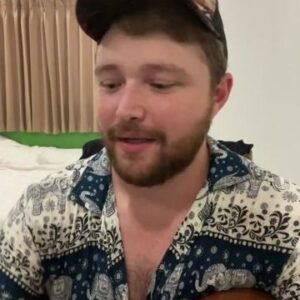 Sterling Knight Instagram - Late night 7-11 chips and baby concert - Chiang Mai