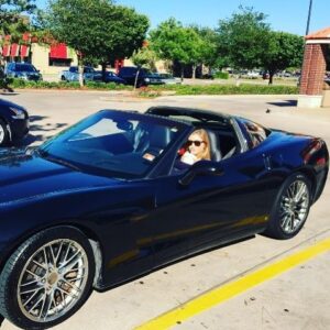 Sterling Knight Instagram - Ya....my sister’s cooler than yours... @scarlett_knight  @whataburger #corvette #stickshift #whataburger #getsome
