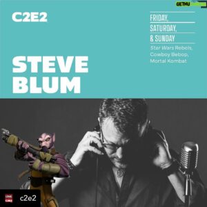 Steve Blum Instagram - Posted @withregram • @c2e2 From the bustling streets of Lothal to downtown Chicago come heroes from both sides of this galactic struggle: Welcome Steve Blum (Fri-Sun), Lars Mikkelsen (Sat-Sun), Tiya Sircar (Fri-Sun), and Freddie Prinze Jr. (Sat-Sun) to C2E2! Join the rebellion today: C2E224.com/BuyTickets⁣
Photo Ops and Autographs on sale now: C2E224.com/PhotoAuto