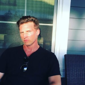 Steve Burton Instagram - Throw back pic..Lol not sure what I was doing but… maybe my best Tom Cruise impression. Have a great day.