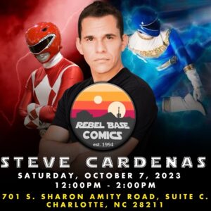 Steve Cardenas Instagram - Next weekend October 7-8 join me in North Carolina at these two locations!  @rebelbasecomics @comicmonstore
