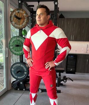 Steve Cardenas Instagram - “Excited to announce that the new Power Rangers limited edition tracksuits from SUPERX are now available for purchase! Checkout @superheroes to secure yours⚡️ #PowerRangers “