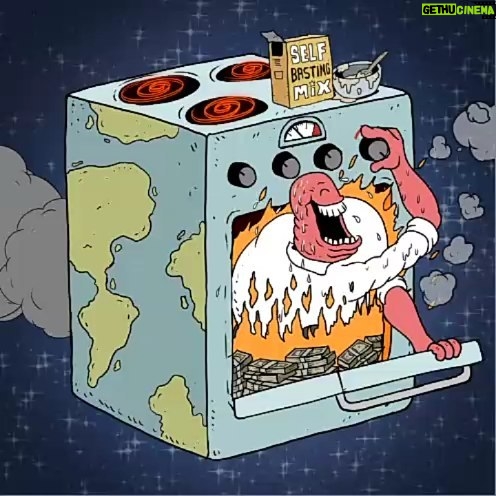 Steve Cutts - 38.2K Likes - Toasty🔥#environment #globalwarming #climatechange #earth #stevecutts #gif #illustration