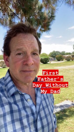 Steve Guttenberg Instagram - This was my first Father’s Day  after losing my Dad. I’m glad I was able to bring him a coffee and appreciate him a bit more today. ☕️ I hope everyone had a wonderful Father’s Day!