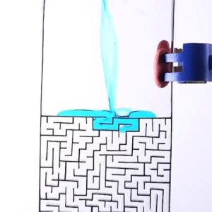 Steve Mould Instagram - Can water solve a maze? What I found interesting is that while the water is trying to push itself into the incorrect path, the air pressure inside that closed space is pushing back. How cool is that?
#science #interestingfacts #scientific