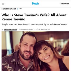 Steve Trevino Instagram - Captain Evil already upstaging me on @people! 😆 So proud of @iamrenaewithana for the amazing job she did on directing ‘Simple Man.’

#DirectorCaptainEvil #CaptainEvil #PeopleMag #SteveTrevino #SimpleMan