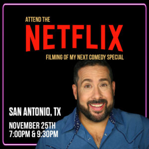 Steve Trevino Instagram - It is happening! @netflixisajoke will be distributing my new comedy special and we'll be filming it in San Antonino, TX on November 25th. If you live near San Antonio or traveling to San Antonio area for the Thanksgiving weekend, consider this my invite to you to come out and join us for what will be my biggest and best comedy special ever. SteveTrevino.com for ticket info (Link in Bio)

#netflixisajoke #netflix #sanantonio #tobincenter #standupcomedy #comedyspecial #specialevent #simpleman