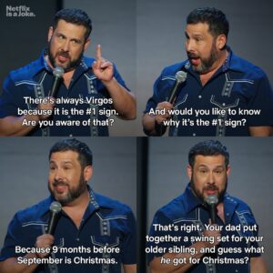 Steve Trevino Instagram - for all the Virgos!
🎤 Steve Treviño: Simple Man premieres TOMORROW only on Netflix