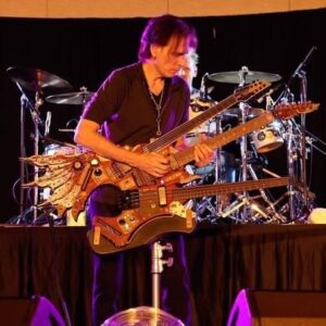 Steve Vai Instagram - This year’s Vai Academy Camp 7.0 was just off the hook fantastic. Totally sold out in advance and our biggest group so far. It’s so nice to be in an environment filled with guitar lovers that are eager to embrace the guitar culture, meet with so many other like minded people, thrive in an immersive experience and raise their own bar. Not to mention party time by the fire pit!
The nightly jam with the campers was the best. Perhaps 4 hours a night for 4 straight nights of meeting each one with a hot guitar strapped on them and presenting the band with a simple little riff that we would then explore. To musically respond with them in that intimate sacred musical sharing mind is what it’s all about. I love them all so much. 

I also noticed that we have many return campers, and so many people who have created bonds through these events with others. It’s more like a camping family these days.

And our list of guests this year revealed some of the most striking and technique elevated artists in our current times. Our special guests included Mohini Dey, Daniele Gottardo, Tim Henson, Scott LePage, Sarah Longfield, Marcin, Matteo Mancuso, Yvette Young and Jordan Rudess, and each of these inspired artists dazzled us with their unique and fascinating touch on the guitar. In Mohini’s case it was the bass. She is a phenom that is pushing forward what’s possible, as is our other guests. Being able to jam with the guests was another highlight. They inspired me beyond. 

My most sincere thanks to all the campers, clinicians and special guests that helped to make this year’s Vai Academy 7.0 such a memorable life experience. 
Now I’m looking forward to the next one! See you there.