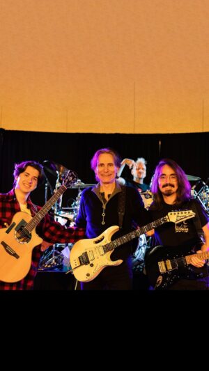 Steve Vai Instagram - 1st day at Vai Academy 7.0 and it’s fantastic jammin’ with @marcin.music & @mateusasato. Only at Vai Academy.