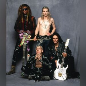 Steve Vai Instagram - TM Stevens was a force of nature on bass. He was a colorful, intense, and completely accomplished player. His sound was amazingly fat and loud! I was fortunate enough to have had him play on my “Sex and Religion” recordings and the “Down Deep Into The Pain” video with Terry Bozzio and Devin Townsend. We made some powerful music and had great laughs. He was completely committed to his craft and was a professional from head to foot and was loved by the myriad celebrity artists he’s played with. He had been suffering with dementia for quite some years now and made his transition this week. My condolences to his family, friends and fans. Through the years, I loved thinking about TM and the great time we spent together as bandmates and friends.  When I visualize him now in my minds eye, I see that gigantic warm smile, that rich deep laughter voice and I feel the walls shaking in remembrance of his overall power when he played. Peace Brother.