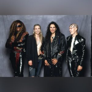Steve Vai Instagram - TM Stevens was a force of nature on bass. He was a colorful, intense, and completely accomplished player. His sound was amazingly fat and loud! I was fortunate enough to have had him play on my “Sex and Religion” recordings and the “Down Deep Into The Pain” video with Terry Bozzio and Devin Townsend. We made some powerful music and had great laughs. He was completely committed to his craft and was a professional from head to foot and was loved by the myriad celebrity artists he’s played with. He had been suffering with dementia for quite some years now and made his transition this week. My condolences to his family, friends and fans. Through the years, I loved thinking about TM and the great time we spent together as bandmates and friends.  When I visualize him now in my minds eye, I see that gigantic warm smile, that rich deep laughter voice and I feel the walls shaking in remembrance of his overall power when he played. Peace Brother.