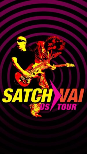 Steve Vai Instagram - The Satch/Vai 2024 Tour begins in 3 weeks and we’re kicking things off with 4 shows in Florida! Who’s ready for some more guitar mayhem? #SatchVai #SatchVai24 #SatchVaiTour 🤘❤️‍🔥🎸

If you haven’t already, get your tickets now at 🔗 In bio.