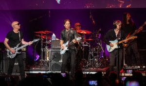 Steve Vai Instagram - We kicked off the G3 tour in Tucson on Tuesday, Jan 23rd. It was so nice to be on the stage with Eric and Joe again after performing the first G3 show with the same line up over 27 years ago. 

It was a bit of a rough start for me. We launched into our first song, “Avalancha”, and within a few minutes my rig went down with a ghost in the machine that could not be traced. We went to my jam rig and jumped back into the song, only to have that amp blow up within a minute. Not a pretty sight but these things can happen. We swapped out another head and finished our set. Unfortunately I was not able to use the Hydra that night because the way the audio outputs on the Hydra work requires my full gig rig and that was down.

Oddly enough, I’ve been in worse situations in the past.  Note to guitar players, it’s a good idea to have a spare rig or back up pieces to your rig when doing a show with a quick replacement plan. 

I usually have a full spare rig and several extra heads. And if they all go down, I would plug into someone else’s rig. Hmmm, would that be Eric’s or Joe’s rig? 

If you are doing a gig and your rig goes down, of greatest importance is to remain calm and focused even though the audience loves to see a good freak out now and then.
In worst case scenario, pull your pants down to your ankles, arms up over your head in a display of defeated humiliation. I was almost at that point. Hmm, would the audience laugh or cheer? Maybe I’ll save that for the encore.

📸: @universalhellfireent
