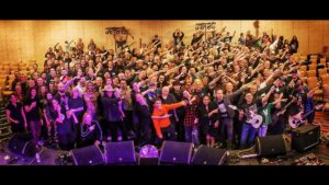 Steve Vai Instagram - This year’s Vai Academy Camp 7.0 was just off the hook fantastic. Totally sold out in advance and our biggest group so far. It’s so nice to be in an environment filled with guitar lovers that are eager to embrace the guitar culture, meet with so many other like minded people, thrive in an immersive experience and raise their own bar. Not to mention party time by the fire pit!
The nightly jam with the campers was the best. Perhaps 4 hours a night for 4 straight nights of meeting each one with a hot guitar strapped on them and presenting the band with a simple little riff that we would then explore. To musically respond with them in that intimate sacred musical sharing mind is what it’s all about. I love them all so much. 

I also noticed that we have many return campers, and so many people who have created bonds through these events with others. It’s more like a camping family these days.

And our list of guests this year revealed some of the most striking and technique elevated artists in our current times. Our special guests included Mohini Dey, Daniele Gottardo, Tim Henson, Scott LePage, Sarah Longfield, Marcin, Matteo Mancuso, Yvette Young and Jordan Rudess, and each of these inspired artists dazzled us with their unique and fascinating touch on the guitar. In Mohini’s case it was the bass. She is a phenom that is pushing forward what’s possible, as is our other guests. Being able to jam with the guests was another highlight. They inspired me beyond. 

My most sincere thanks to all the campers, clinicians and special guests that helped to make this year’s Vai Academy 7.0 such a memorable life experience. 
Now I’m looking forward to the next one! See you there.